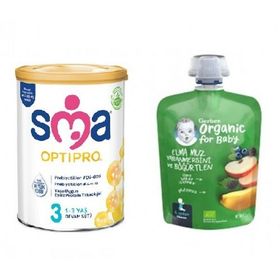 Sma 3 800 gr Probiyotik Devam Sütü + Gerber 90 gr Karışık Meyve Püresi