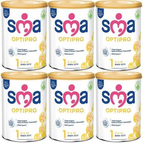 Sma Optipro 1 6x400 gr 0-6 Ay Bebek Devam Sütü