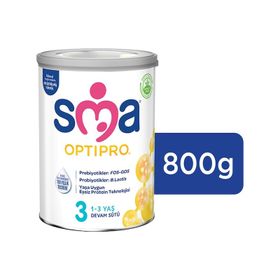 Sma Optipro 3 800 gr Devam Sütü + Biberon