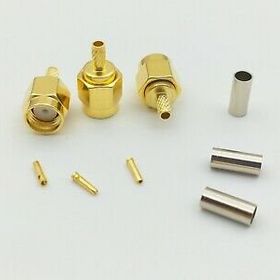 Sma RG174-RG316 Erkek RP Sıkmalı Konnektör