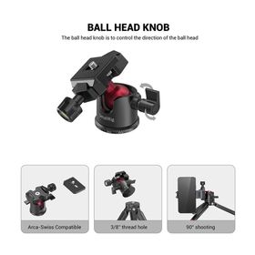 SmallRig BUT2664 Masa Üstü Panoramik Mini Tripod