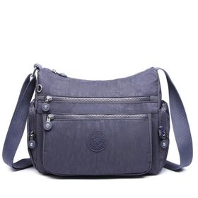 Smart Bags 1115 Hardal Krinkıl Kumaş Kadın Postacı Çantası