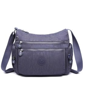 Smart Bags 1115 Mor Krinkıl Kumaş Kadın Postacı Çantası