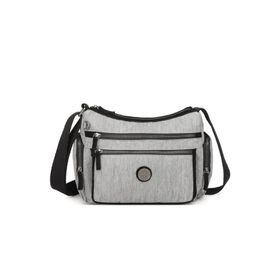 Smart Bags 1115 Siyah Krinkıl Kumaş Kadın Postacı Çantası