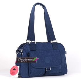 Smart Bags 1122 Buz Gri Krinkıl Kumaş Kadın Çantası