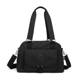 Smart Bags 1122 Buz Gri Krinkıl Kumaş Kadın Çantası