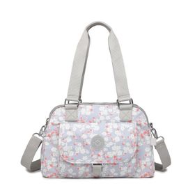Smart Bags 1122 Buz Gri Krinkıl Kumaş Kadın Çantası