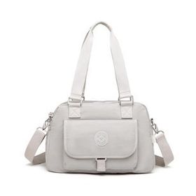Smart Bags 1122 Buz Gri Krinkıl Kumaş Kadın Çantası