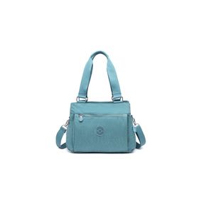 Smart Bags 1125 Buz Mavi Krinkıl Kumaş Kadın Çantası