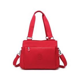 Smart Bags 1125 Kırmızı Krinkıl Kumaş Kadın Çantası
