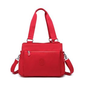 Smart Bags 1125 Kırmızı Krinkıl Kumaş Kadın Çantası