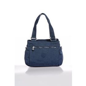 Smart Bags 1125 Lacivert Kumaş Kadın Omuz Çantası
