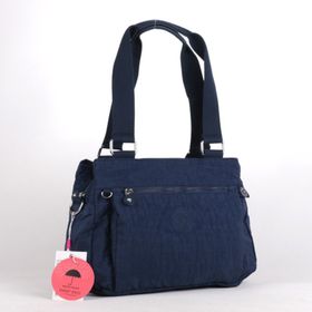 Smart Bags 1125 Lacivert Kumaş Kadın Omuz Çantası