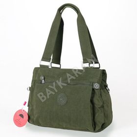 Smart Bags 1125 Siyah Krinkıl Kumaş Kadın Çantası