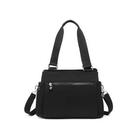 Smart Bags 1125 Siyah Krinkıl Kumaş Kadın Çantası