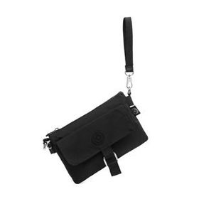 Smart Bags 1147 Siyah Krinkıl Kumaş Kadın Çantası