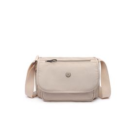 Smart Bags 1148 Bej Kumaş Kadın Postacı Çantası