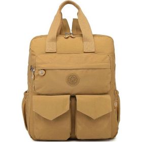Smart Bags 1175 Taba Büyük Boy Krinkıl Kumaş Sırt Çantası
