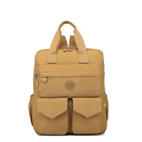 Smart Bags 1175 Taba Büyük Boy Krinkıl Kumaş Sırt Çantası
