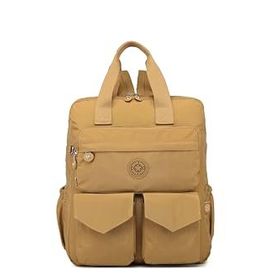 Smart Bags 1175 Taba Büyük Boy Krinkıl Kumaş Sırt Çantası