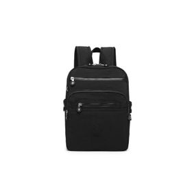 Smart Bags 1207 Siyah Orta Boy Krinkıl Kadın Sırt Çantası
