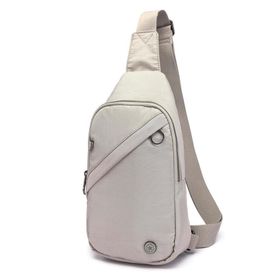 Smart Bags 1239 Gri Krinkıl Kumaş Bodybag Kadın Çantası
