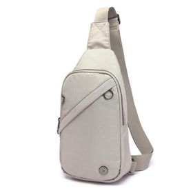 Smart Bags 1239 Gri Nano Metalik Kumaş Bodybag Kadın Çantası