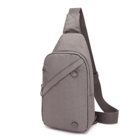 Smart Bags 1239 Koyu Gri Nano Metalik Kumaş Bodybag Kadın Çantası