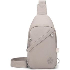 Smart Bags 1239 Vizon Krinkıl Kumaş Bodybag Kadın Çantası