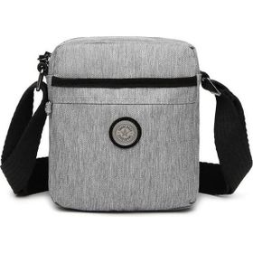 Smart Bags 3089 Gri Siyah Kadın Postacı Çanta