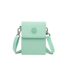 Smart Bags 3173 Küçük Krinkıl Kumaş Yeşil Telefonluk Kadın Çantası