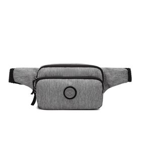 Smart Bags SMB1154 Kırçıllı Gri Siyah Kadın Bel Çantası