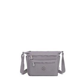 Smart Bags SMB1238 Gri Krinkıl Kumaş Kadın Çapraz Askılı Çanta