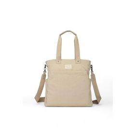 Smart Bags SMB1309 Kanvas Bej Kadın Omuz Çantası
