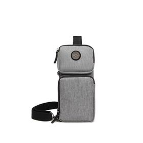 Smart Bags SMB3097 Gri Siyah Kırçıllı Kadın Body Bag