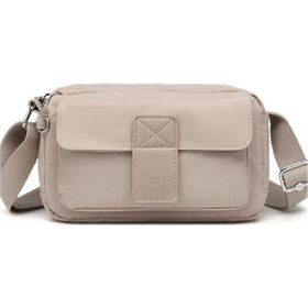 Smart Bags SMB3098 Bej Krinkıl Kumaş Kadın Çapraz Askılı Çanta