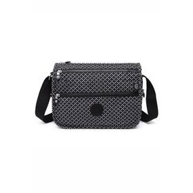 Smart Bags SMBYB1128-0127 Siyah Beyaz Kadın Çapraz Çanta