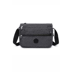 Smart Bags SMBYB1128-0127 Siyah Beyaz Kadın Çapraz Çanta