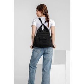 Smart Bags Smbyb1205-4001 Siyah Kadın Omuz ve Sırt Çantası