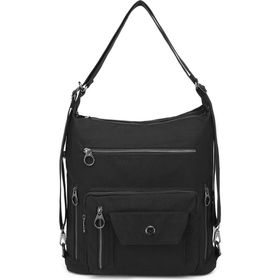 Smart Bags Smbyb1205-4001 Siyah Kadın Omuz ve Sırt Çantası