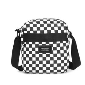 Smart Bags SMBYB3089-5146 Siyah Beyaz Unisex Postacı Çanta