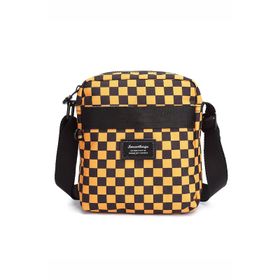 Smart Bags SMBYB3089-5147 Siyah Sarı Unisex Postacı Çanta