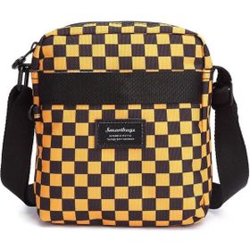 Smart Bags SMBYB3089-5147 Siyah Sarı Unisex Postacı Çanta