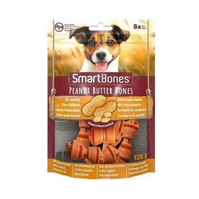 Smart Bones 8x128 gr Tavuklu Fıstık Ezmeli Düğüm Kemik Köpek Ödül Maması