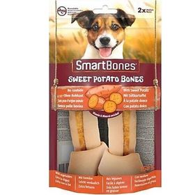 Smart Bones Orta Irk Köpekler İçin Tatlı Patatesli 158 gr 2'li Düğümlü Kemik