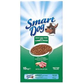 Smart Dog Kuzu Etli ve Pirinçli 15 kg Yetişkin Köpek Maması