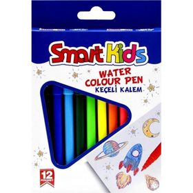 Smart Kids 12 Renk Parlak Keçeli Boya Kalemi