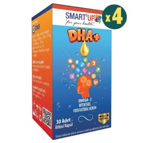 Smart Up DHA Sitikolin Omega-3 Fosfatidilserin 4x30 Kapsül Balik Yagi