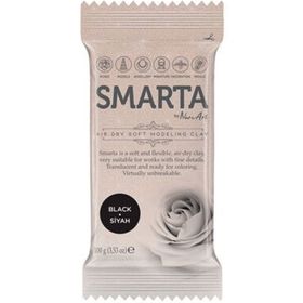 Smarta 05 Siyah 100 gr Hava İle Kuruyan Modelleme Hamuru Kili