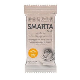 Smarta 18 Güneş Sarısı 100 gr Hava İle Kuruyan Modelleme Kil Hamuru